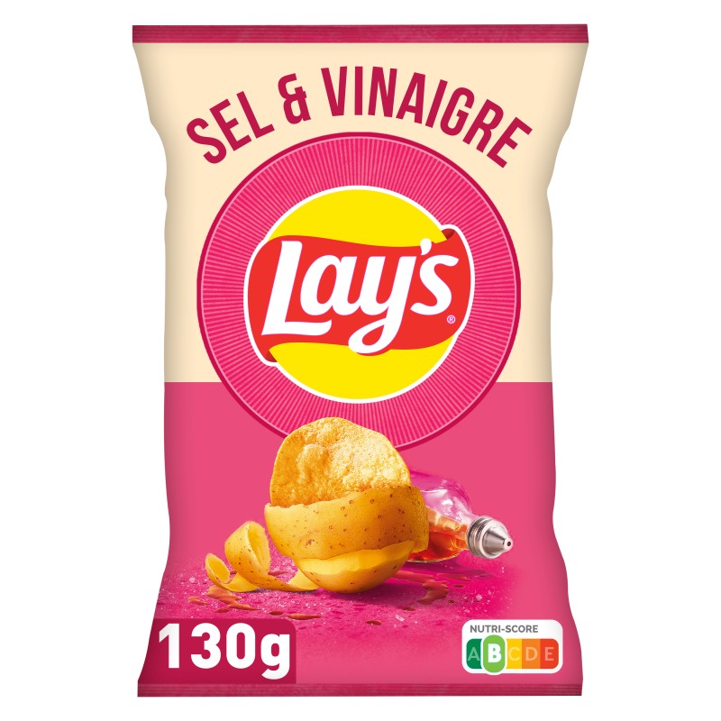 Chips sel et vinaigre 130g