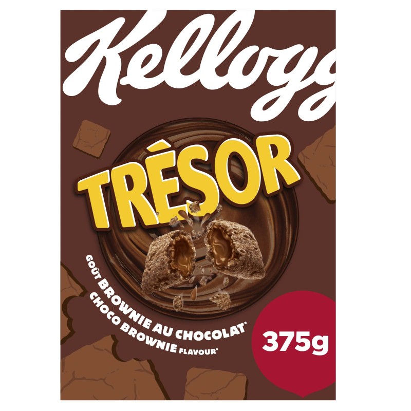 Céréales trésor goût brownie au chocolat 375g