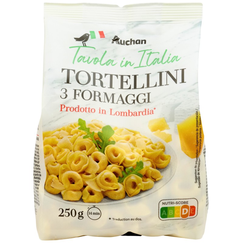 Pâtes tortellini 3 fromages 250g