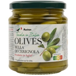 Olives vertes cerignola 170g