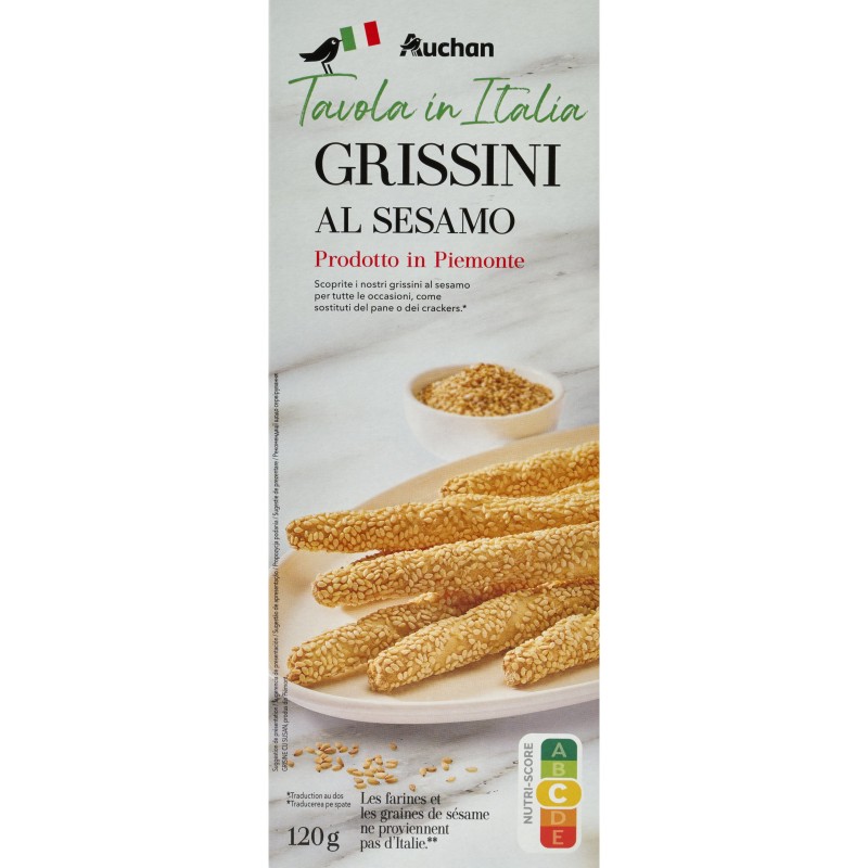 Gressins au sésame 120g