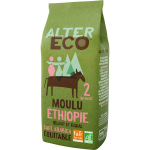 Café Moulu Bio et équitable d'Ethiopie pur Arabica Intensité 2 260g