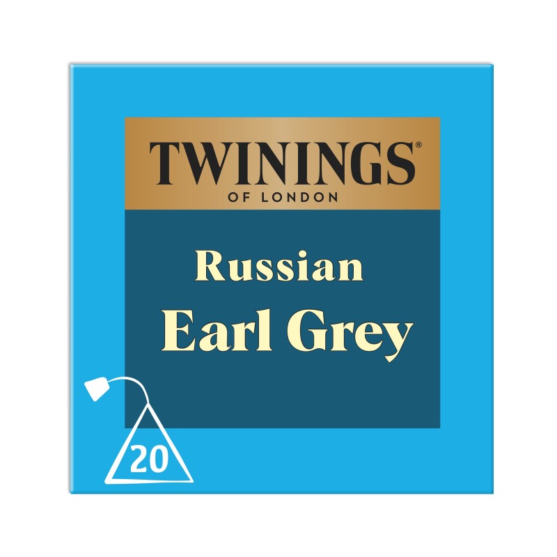 Thé russian earl grey aromatisé bergamote et citron x20