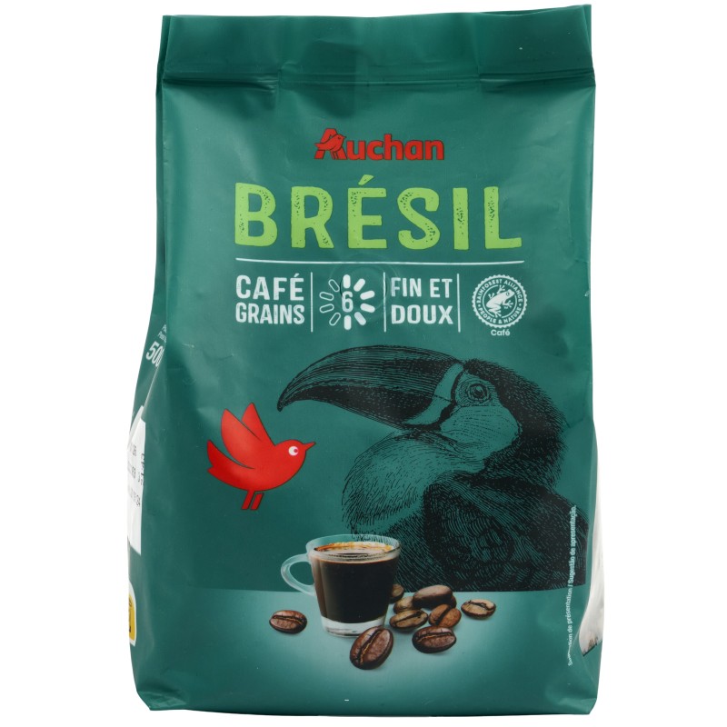 Café Grains Arabica Sensation Brazil 500g