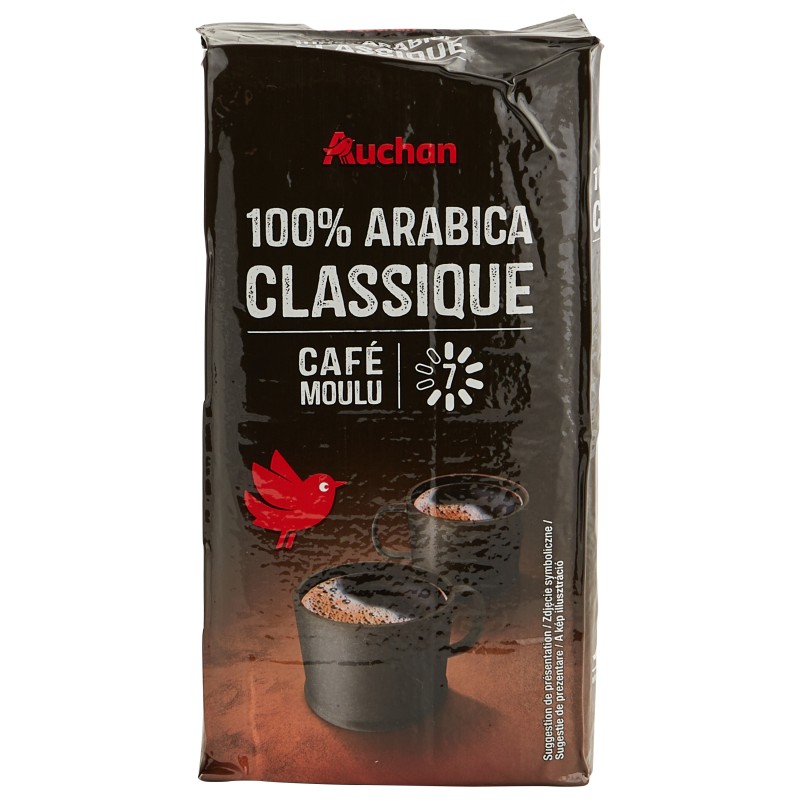 Café moulu 100% arabica classique intensité 7 250g