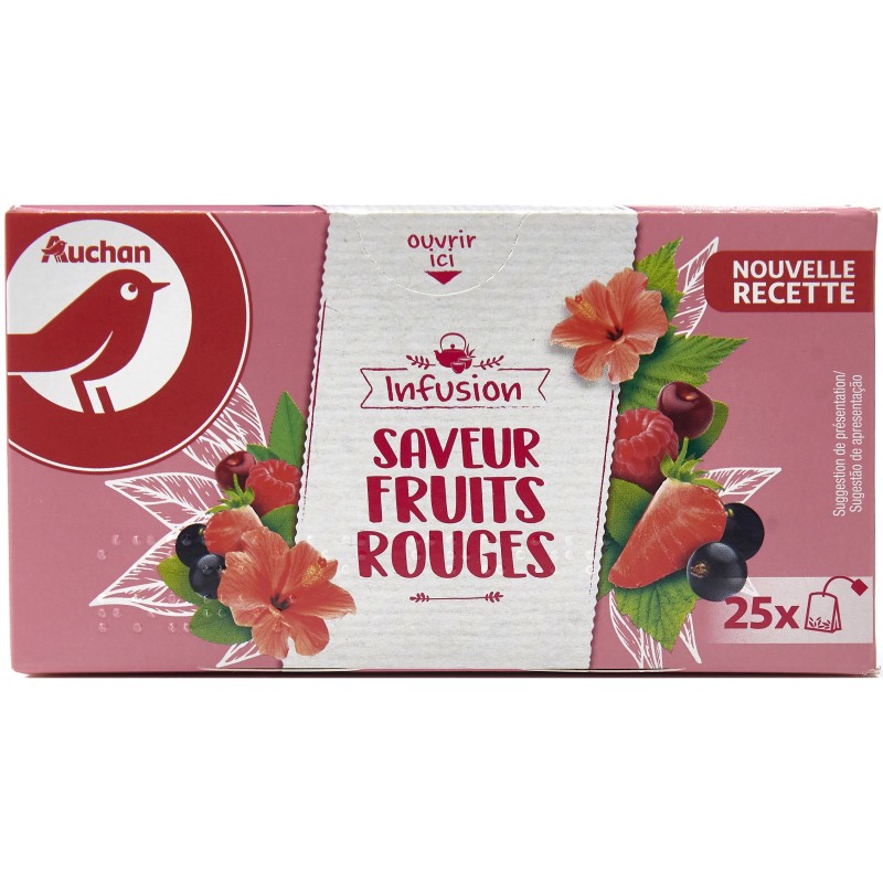 Infusion Saveur Fruits Rouges x25 38g