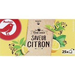 Thé noir saveur citron x25
