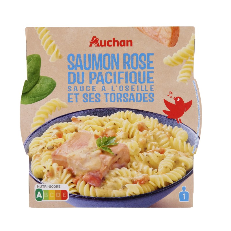 Saumon à l'oseille et ses pâtes 300g