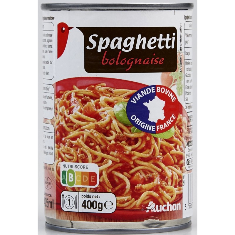 Spaghetti bolognaise 400g