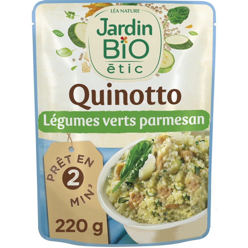 Etic Quinotto Légumes Verts Parmesan 220g