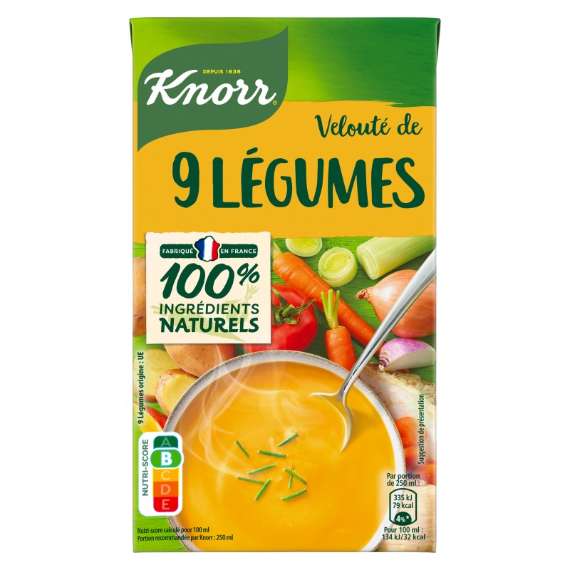 Velouté de 9 Légumes 1l