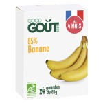 Bio Gourde banane dès 4 mois 4x85g