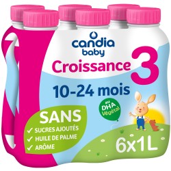 Lait de croissance 3 liquide de 12 à 23 mois 6x1l