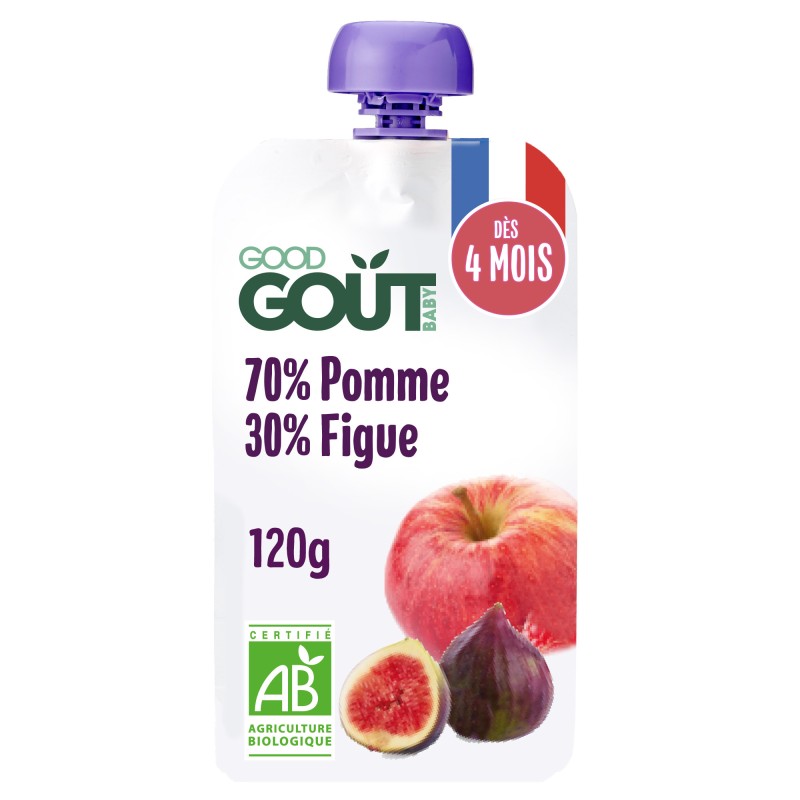 Bio Gourde Pomme Figue dès 4 mois 120g