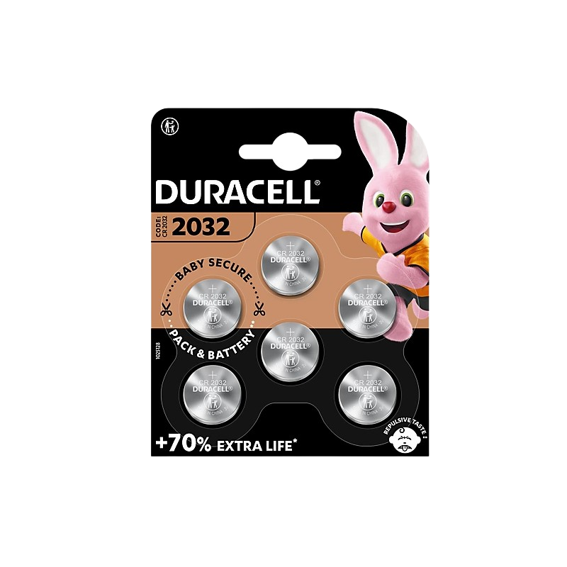 Pile Bouton Lithium CR2032 3V 6x