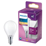 Ampoule LED sphérique 25W E14 couleur chaude