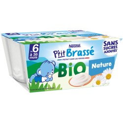 Bio Pt'it Brassé Nature 4x90g