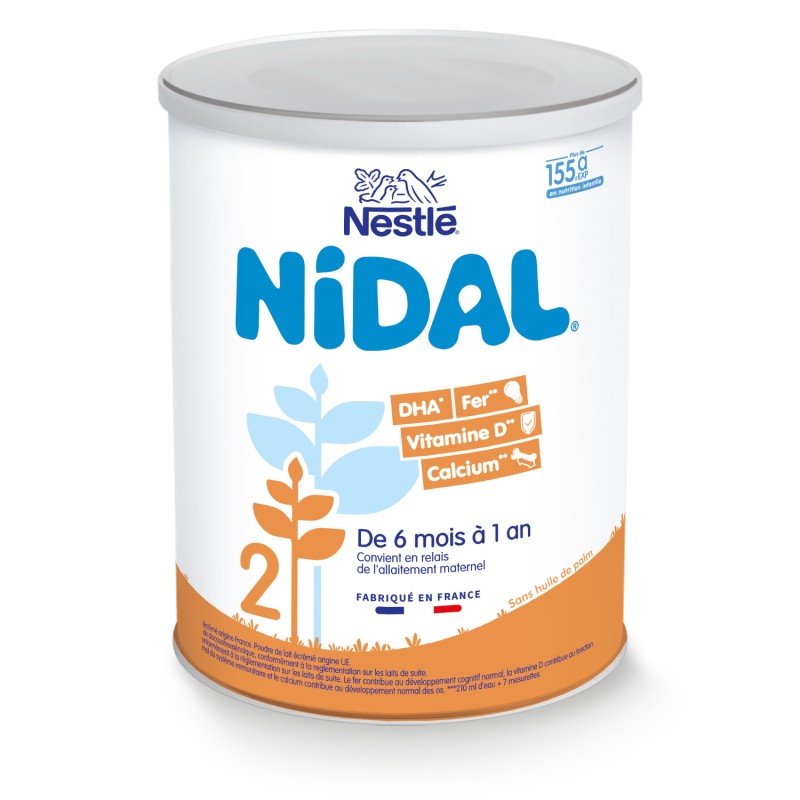 Lait en poudre 2ème age dès 6 mois 800g