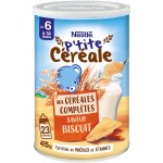 P'tite céréale aux céréales complètes biscuit en poudre dès 6 mois 415g