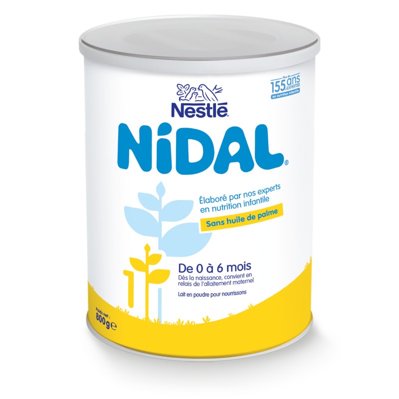 Lait en poudre 1er âge dès la naissance 800g