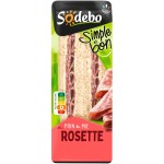 Sandwich simple et bon pain de mie rosette 125g