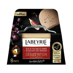 Bloc de foie gras de canard avec morceaux 300g