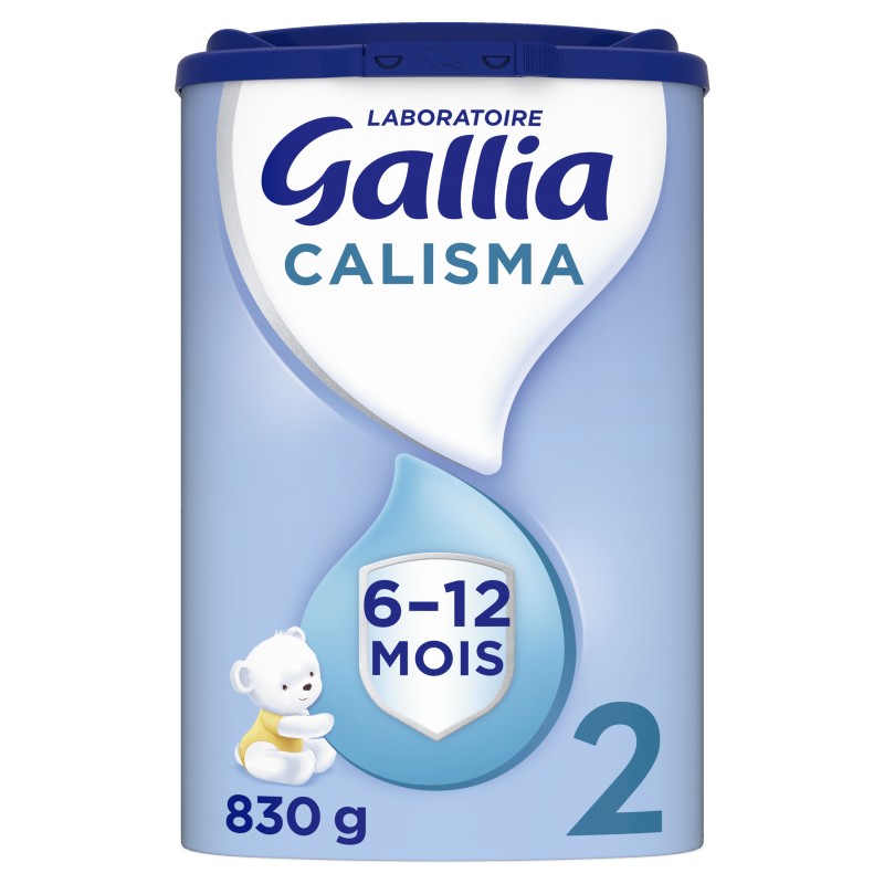Lait en poudre calisma 2 dès 6 mois 830g