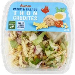 Salade de pates thon crudités 250g