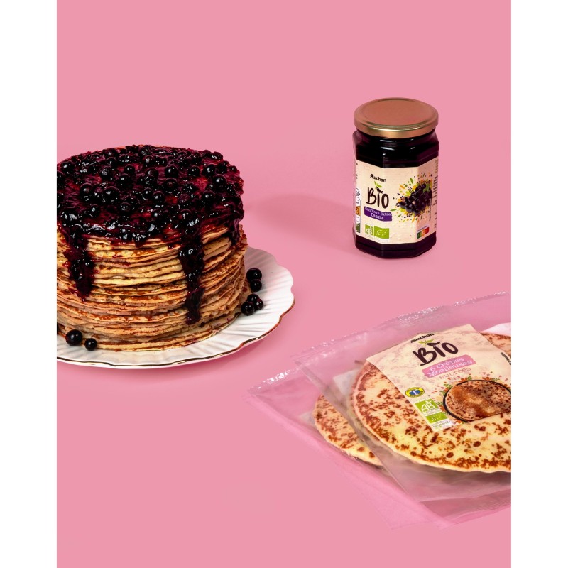 Crêpes moelleuses sucrées x6 210g