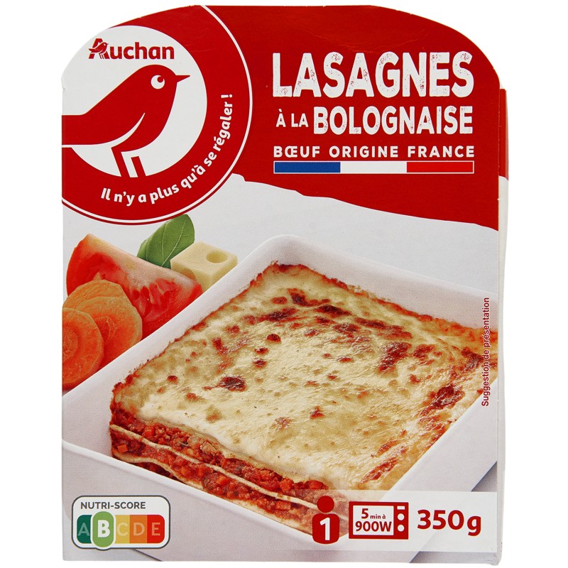 Lasagnes à la bolognaise 350g