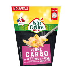 Box penne carbo dinde et crème halal 300g