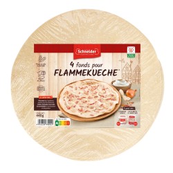 Fonds ronds pour flammekueche x4 440g
