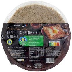Galettes bretonnes de blé noir x4 200g