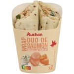 Wrap duo de saumon sauce au yaourt 2x90g