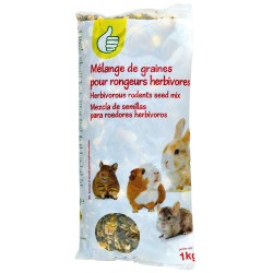 Mélange de graines pour rongeurs herbivores 1kg