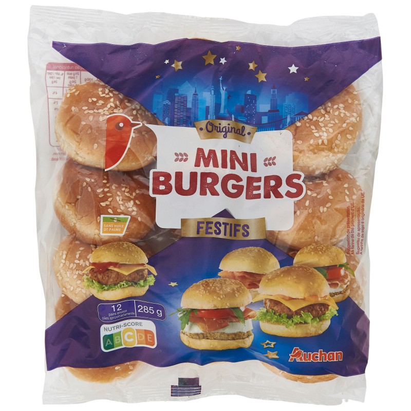 Original Mini Burgers Festifs x12 285g