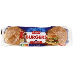 Pains Hamburgers x6 330g