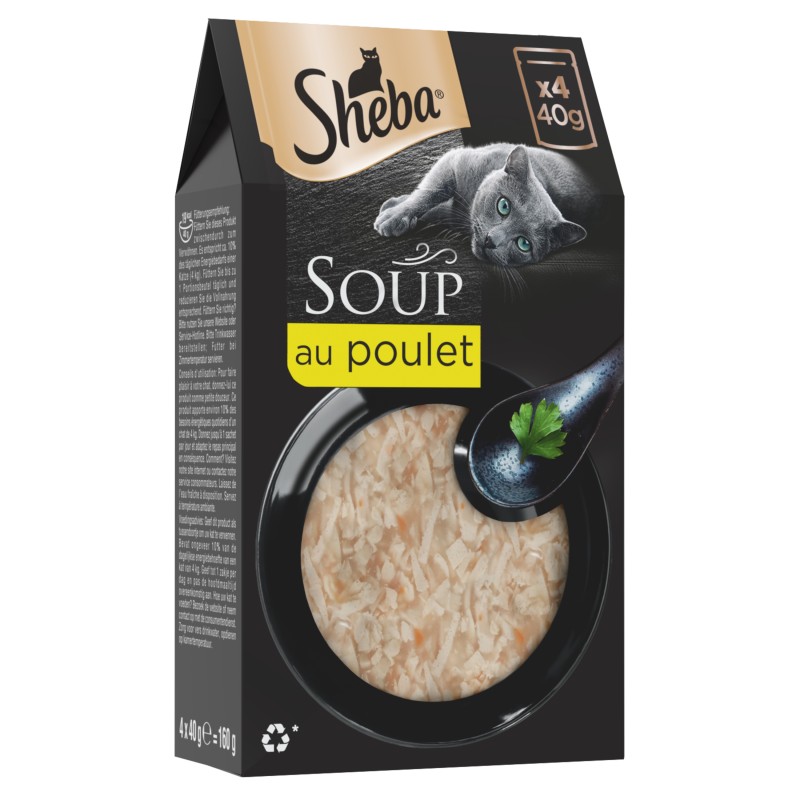Soupe Sachets Fraicheur Filets de Poulet pour Chat