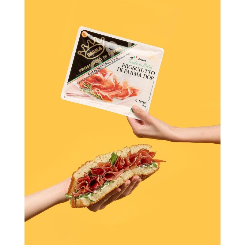 Jambon de Parme 6 tranches 80g