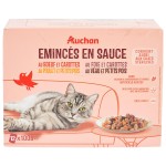 Emincés en Sauce à la Viande pour Chat 12x100g
