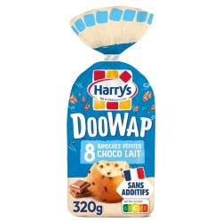 Doowap Brioches Pépites de Choco Lait x8 320g