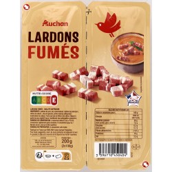 Lardons fumés 2x100g