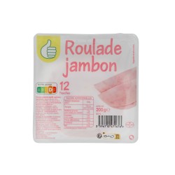 Roulade de jambon 12 tranches 200g