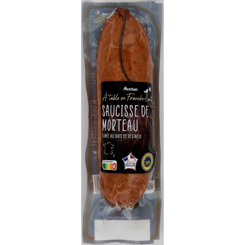 Saucisse de Morteau IGP cuite 350g