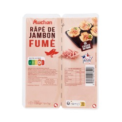 Râpé de jambon fumé 2x75g