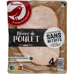 Blanc de poulet sans nitrite x4 120g