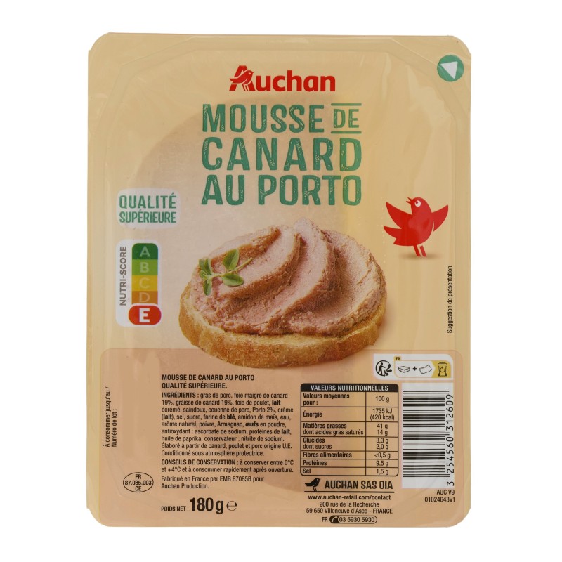 Mousse de Canard au Porto 180g