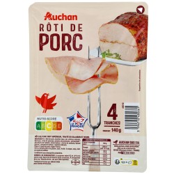 Rôti de Porc 4 tranches 140g