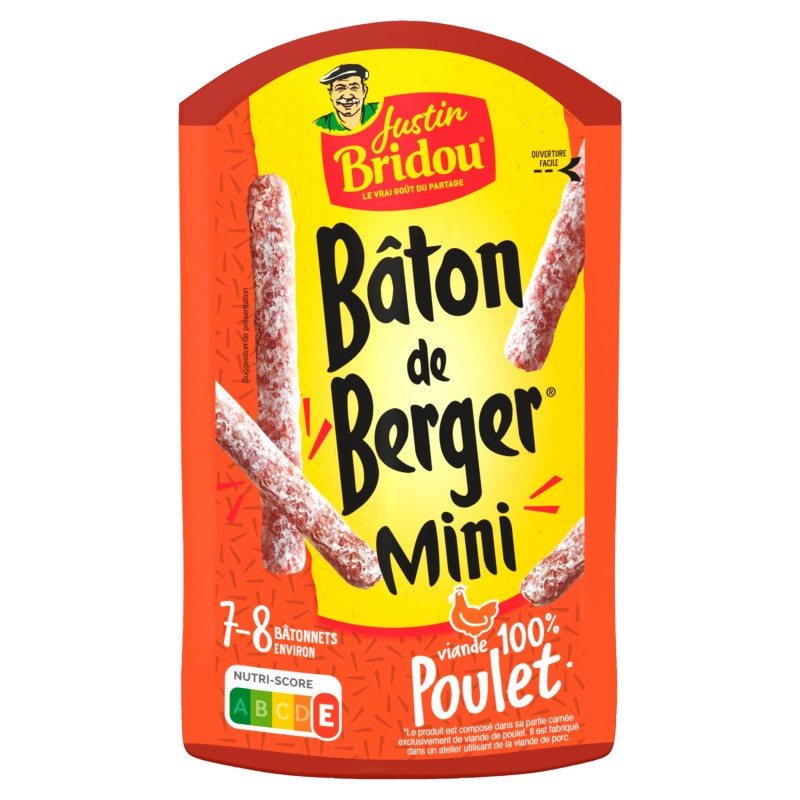 Mini Saucisson bâton de berger de poulet 80g