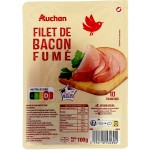 Filet de bacon fumé x10 100g